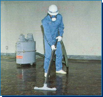 作業管理区域の清掃